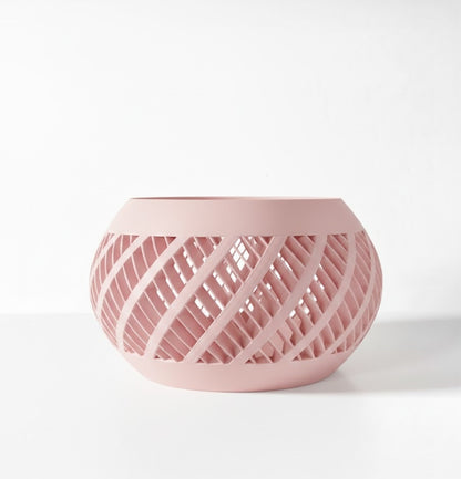 Elvik 3D Orchideen-Pflanztopf – Spiraldynamik für stilvolles Pflanzenwachstum