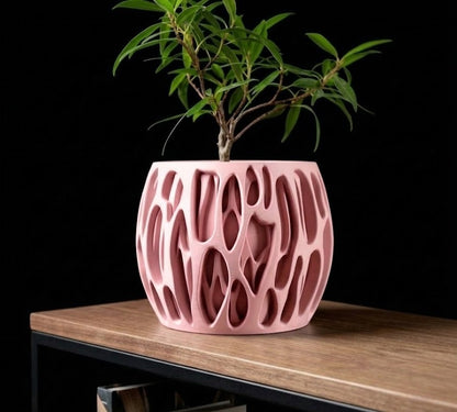 Schleim – Organische 3D-Form in geschlossener Eleganz