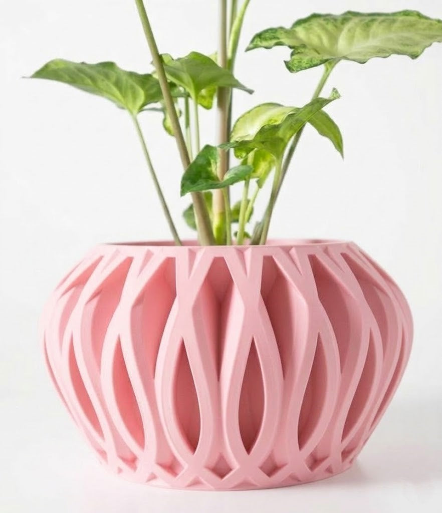 Serik Pflanztopf – Geschlossenes 3D-Kunstwerk für stilvolle Begrünung