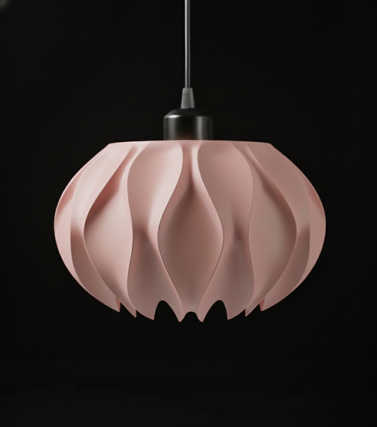 "Abyssal" Pendelleuchte – skulpturales Lichtobjekt mit organischem Charakter