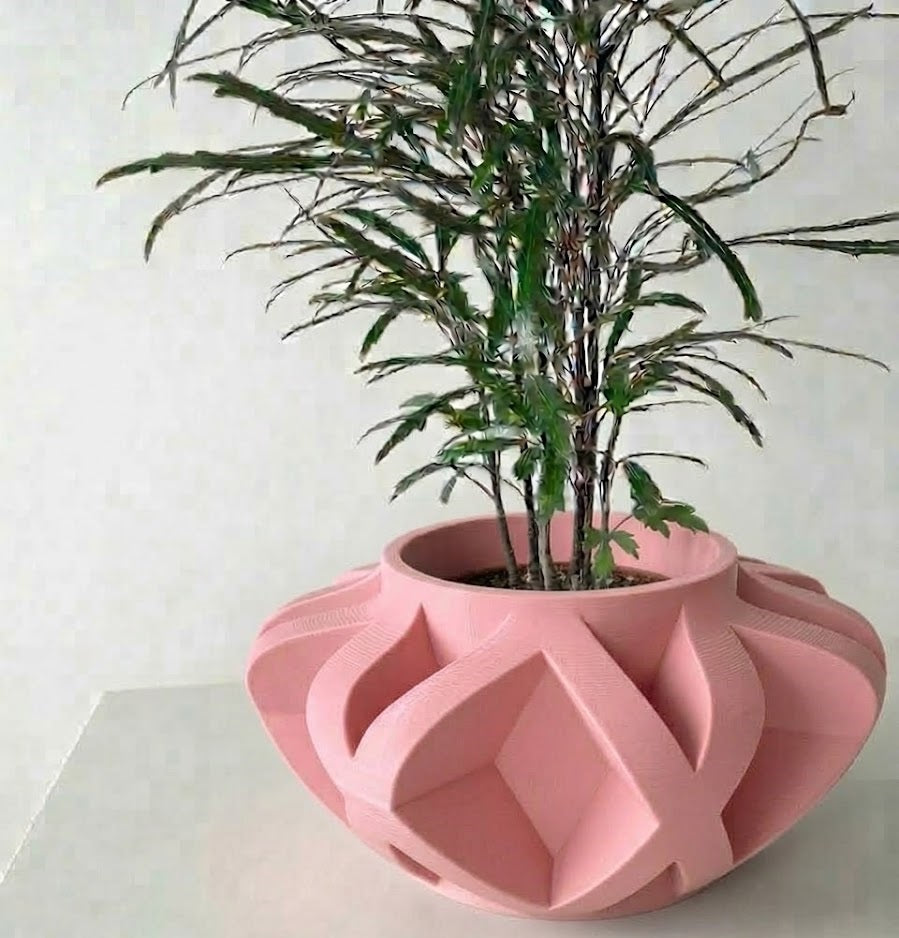 Sono 3D Pflanztopf – Kunstvolle Präzision trifft florales Design