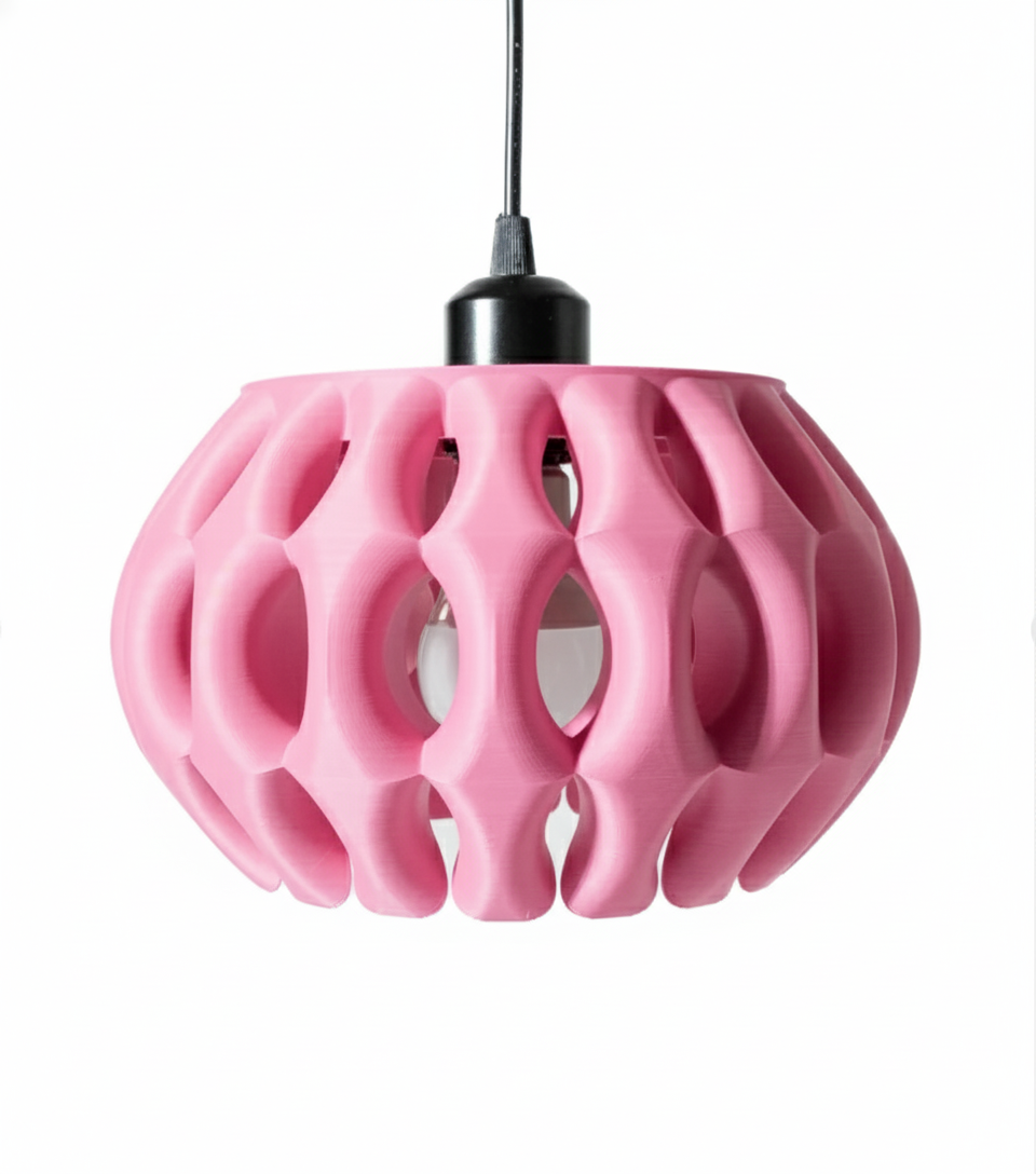 "Xiomu" Lampenschirm – Futuristisches Design mit organischer Struktur