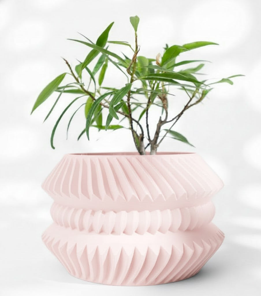 Der Jako – Futuristischer 3D-Pflanztopf mit rhythmischer Struktur