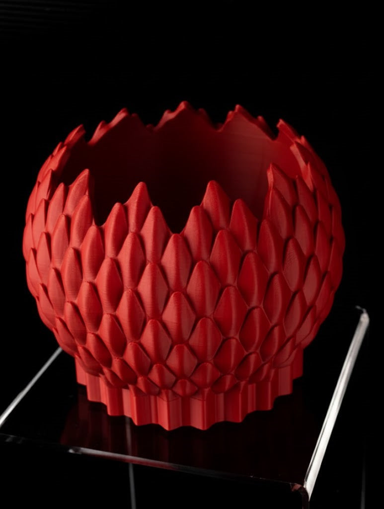 Drachenschuppen Pflanztopf – Majestätisches Design für deine Pflanzen