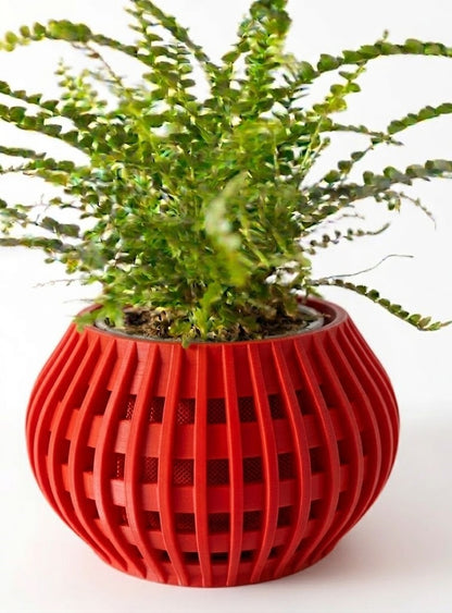 Usio Pflanztopf – 3D-Geometrie trifft sanfte Rundung