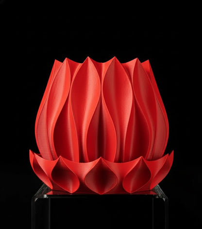 Abyssal Planter Pot 2 Die skulpturale Wellen Schale 3D-Pflanztopf