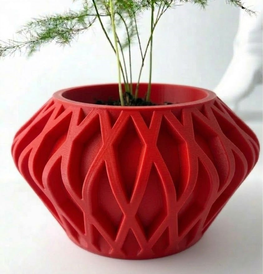 Suvan 3D Pflanztopf – Organisches Design in moderner Struktur