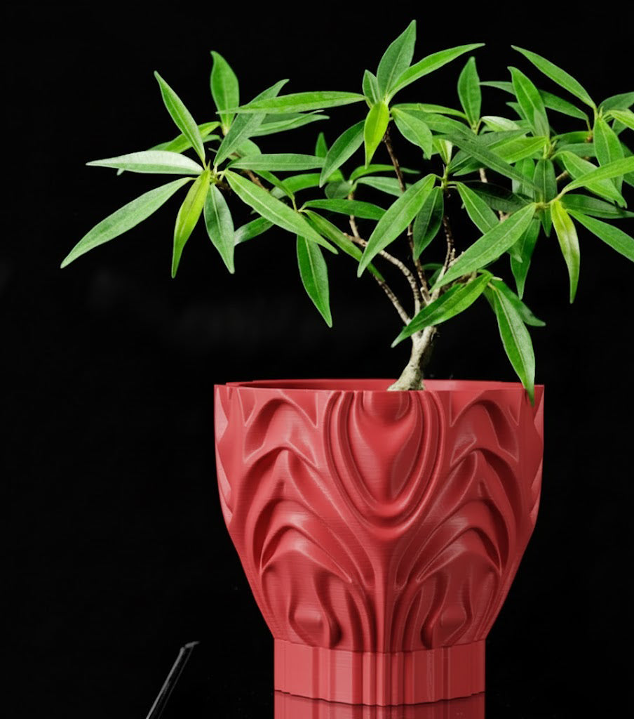 Corru Pflanztopf – Skulpturales 3D-Design für stilvolle Pflanzeninszenierung