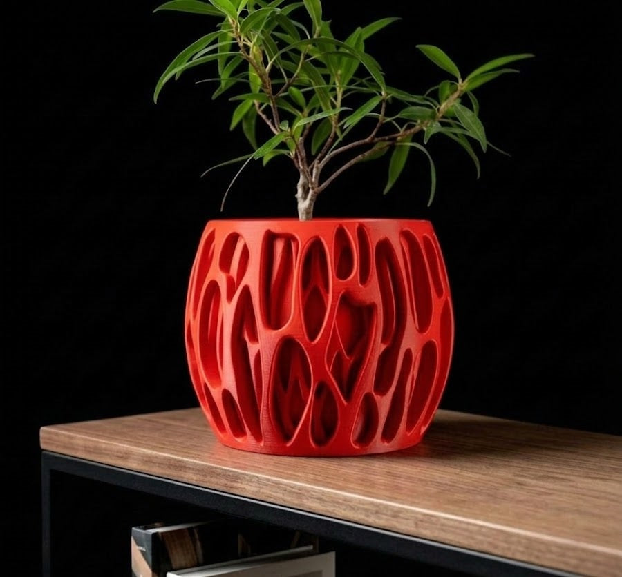 Schleim – Organische 3D-Form in geschlossener Eleganz