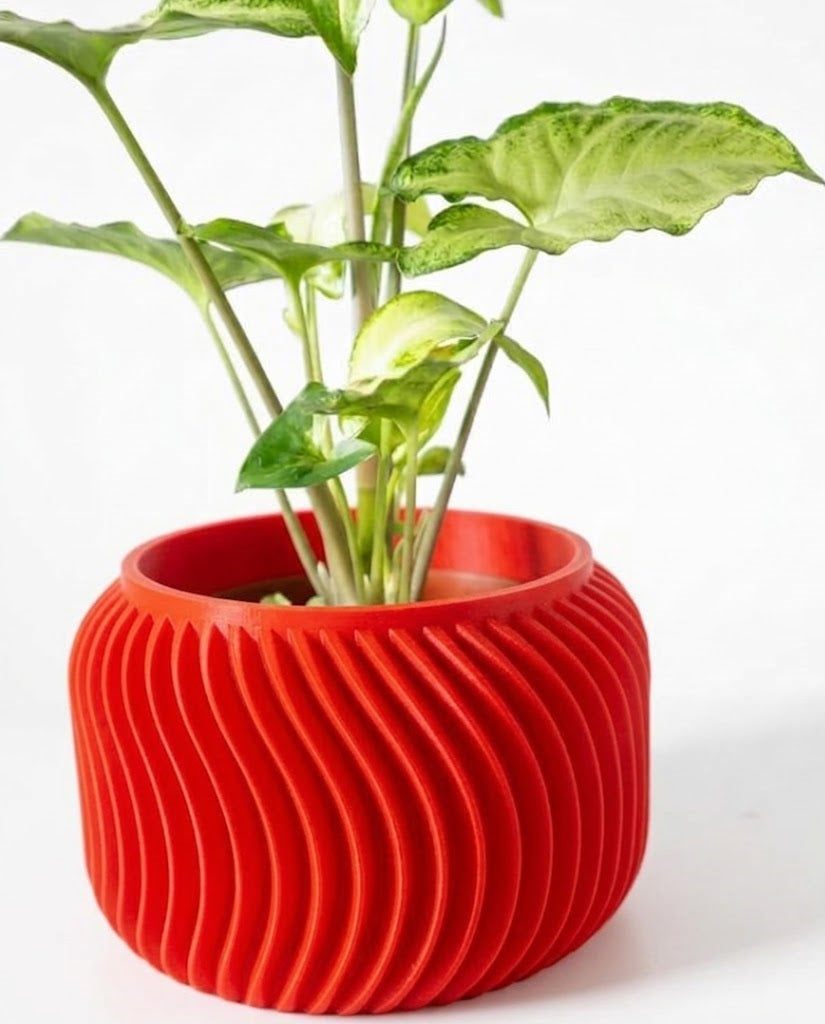 Vilex Pflanztopf – 3D-Design mit dynamischer Wellenstruktur