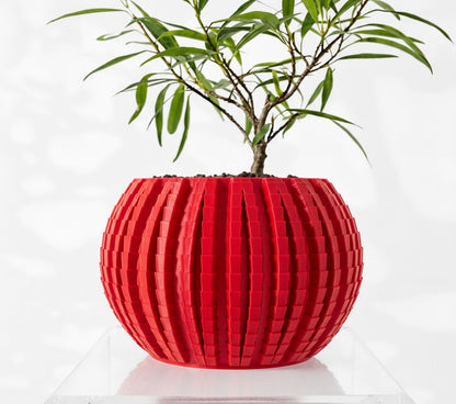 Uralo – Der strukturstarke 3D-Pflanztopf mit architektonischem Charakter