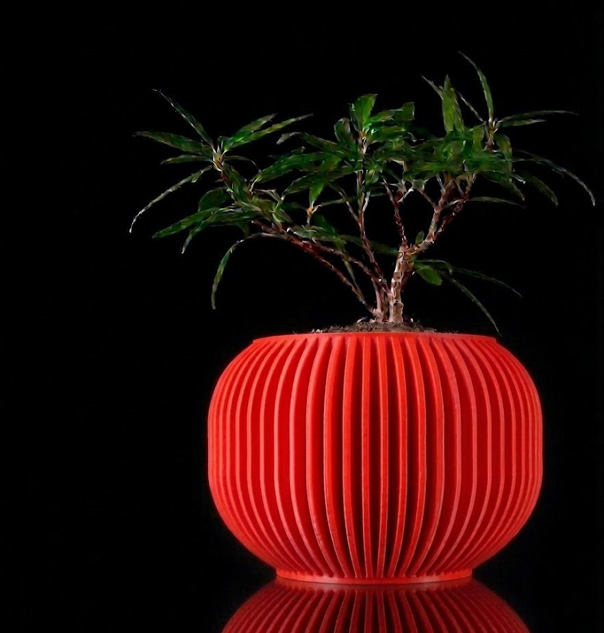 Yuso 3D Pflanztopf – Minimalismus trifft auf organische Eleganz