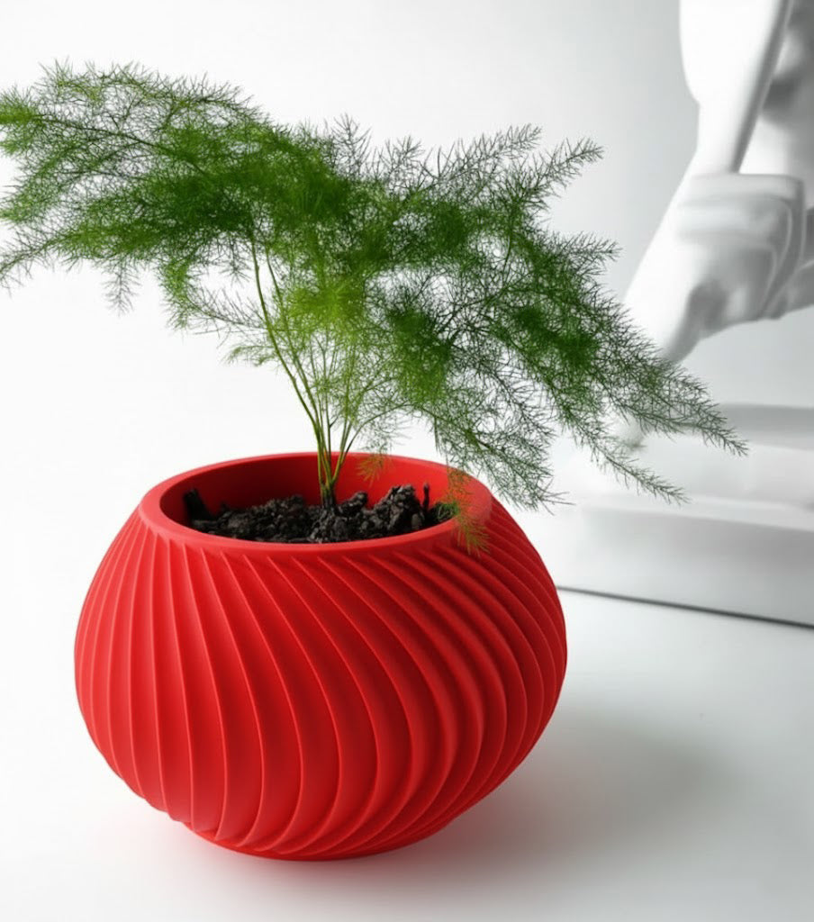 Caleth 3D Pflanztopf – Eleganz in Bewegung für deine Pflanzenwelt