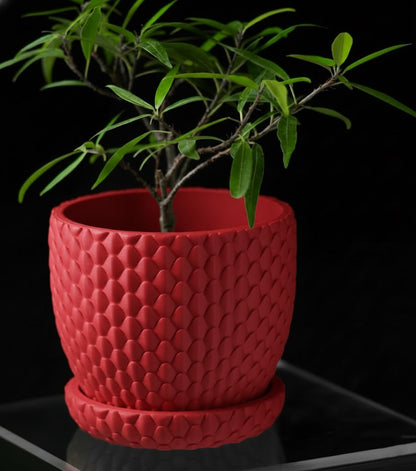 Dragonscale – 3D-Pflanztopf mit drachenstarker Struktur