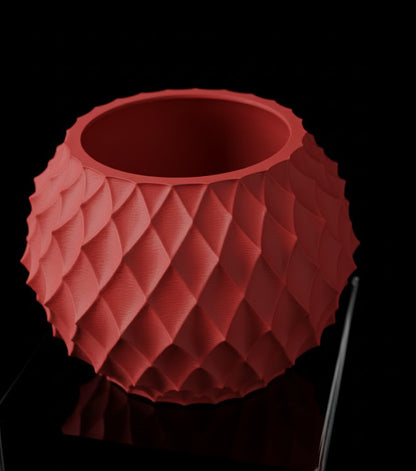 Diamond Planter Pot – Facettenreiches 3D-Design für moderne Pflanzeninszenierung