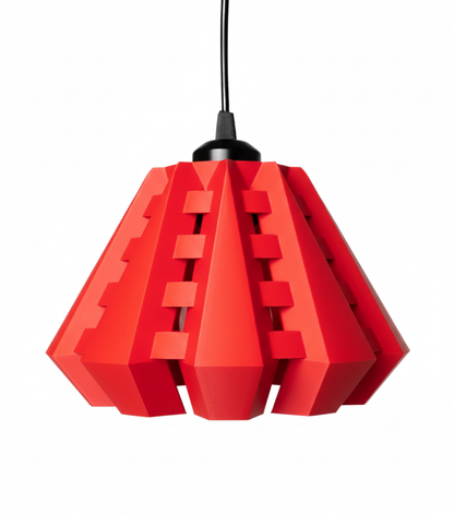 "Aniko" – Moderne 3D-gedruckte Pendelleuchte