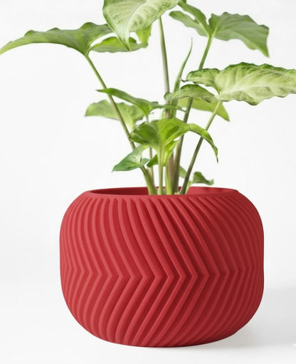 Der Ervon – 3D-Pflanztopf mit V-Rippen-Dynamik