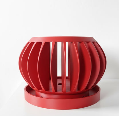 Rene Pflanztopf – Offener 3D-Orchideentopf mit integriertem Belüftungssystem und Abtropfschale