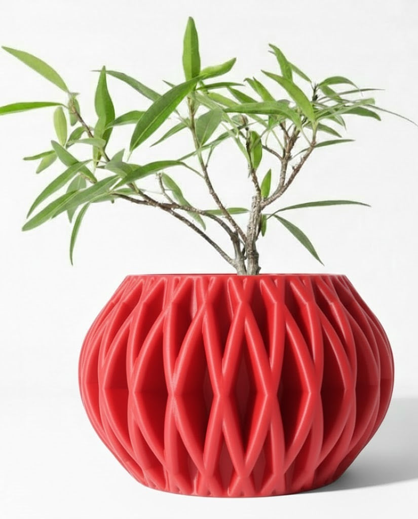 Der Maka – 3D-Pflanztopf mit dynamischer Gitterstruktur