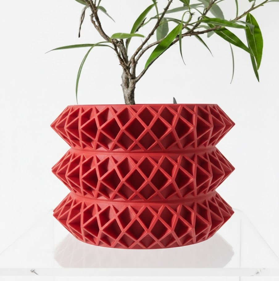 Der Tomo – 3D-Pflanztopf mit geometrischer Raffinesse