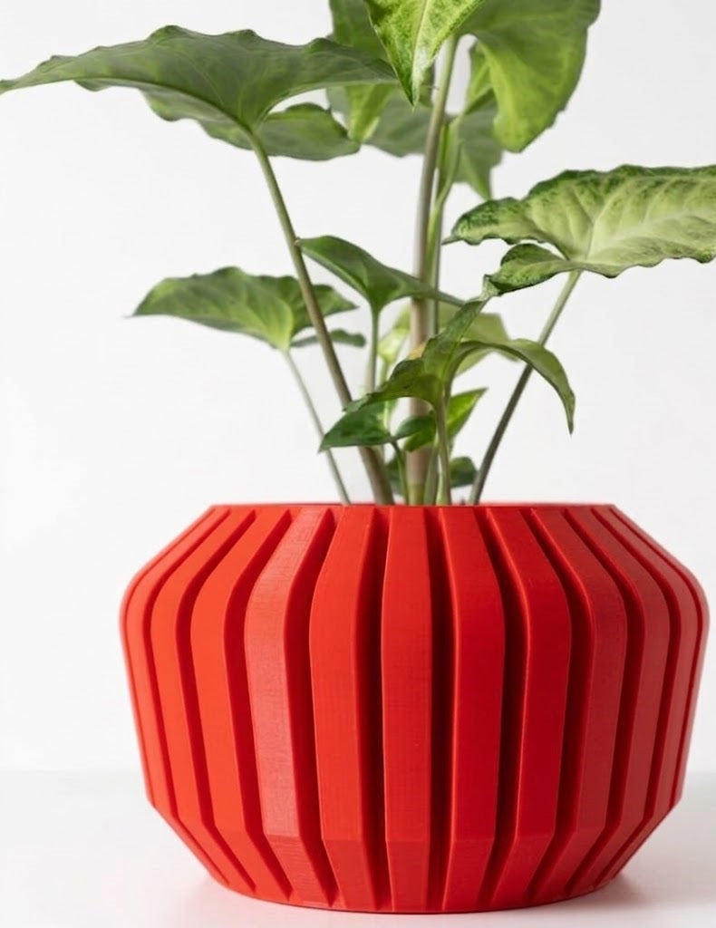 Vaki Pflanztopf – 3D-Faltkunst im Facetten-Look