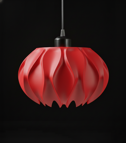 "Abyssal" Pendelleuchte – skulpturales Lichtobjekt mit organischem Charakter