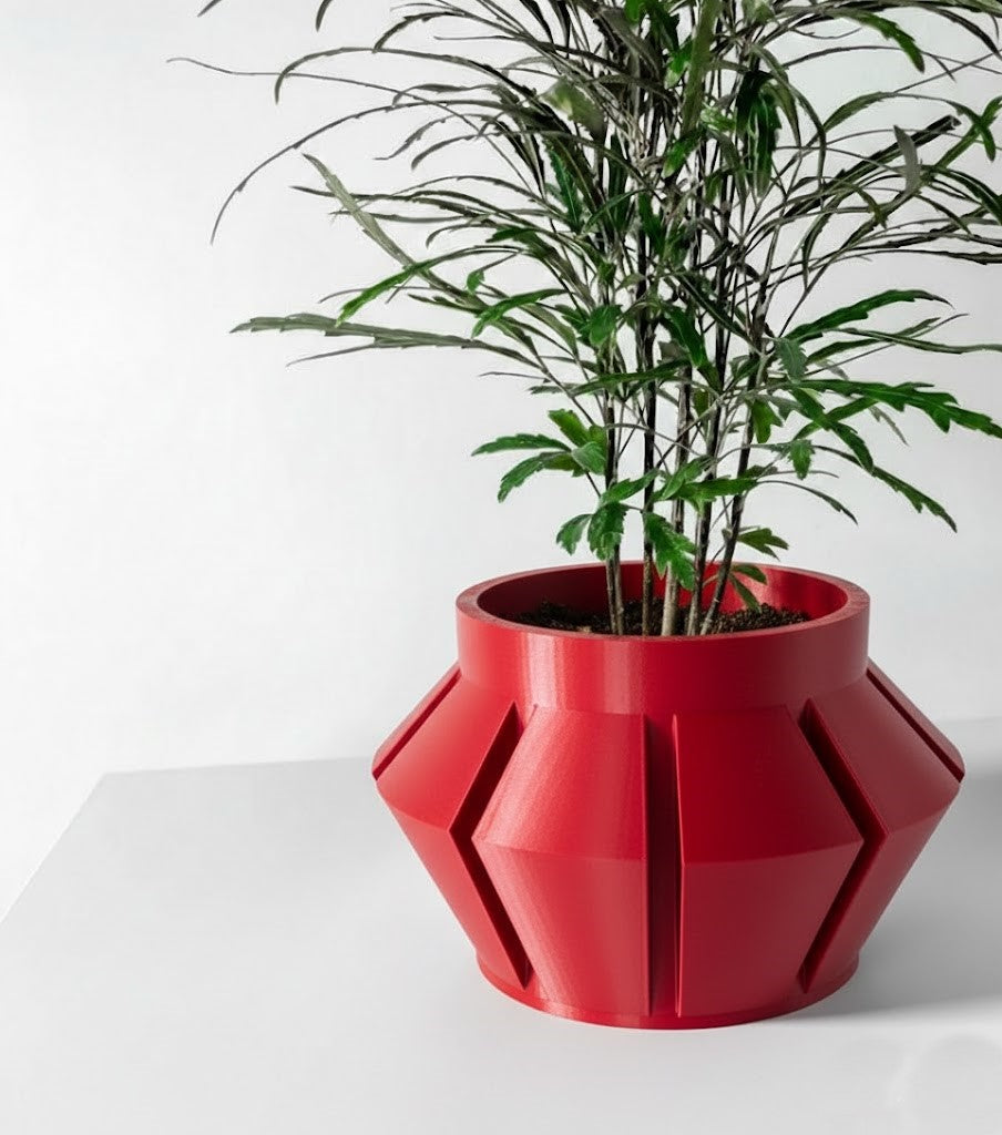 Erno 3D Pflanztopf – Geometrische Klarheit in innovativer Form