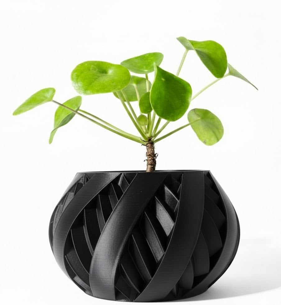 Der Silvo – 3D-Pflanztopf mit spiralförmiger Dynamik