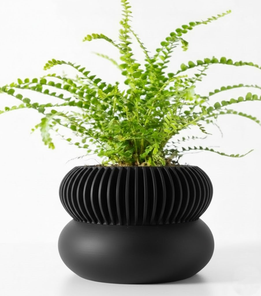 Der Elomi – 3D-Pflanztopf mit dynamischer Zweiteilung und skulpturaler Eleganz