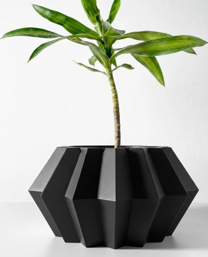 Pflanztopf „Jun“ – Geometrische Harmonie in 3D-Design