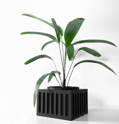 Larix Pflanztopf – Architektonisches Statement mit Kante