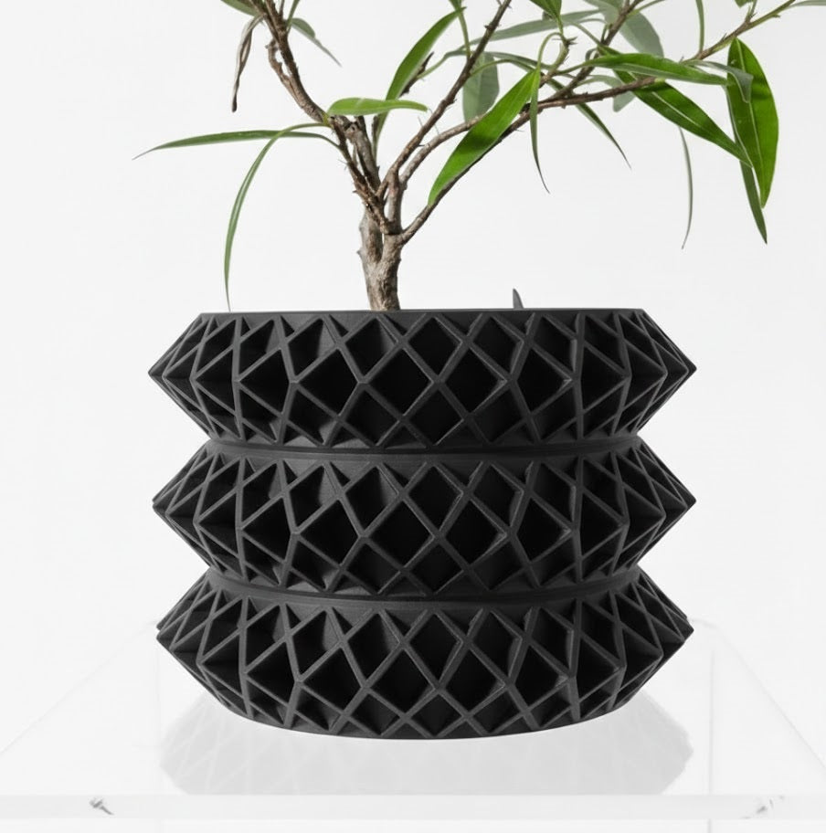 Der Tomo – 3D-Pflanztopf mit geometrischer Raffinesse
