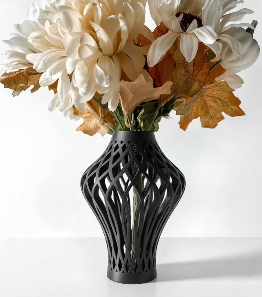 Vase „Alano-Vase“ – Eleganz im modernen Gitterdesign