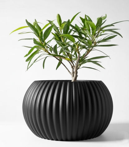 Der Roni – 3D-Pflanztopf mit harmonischer Rillenstruktur