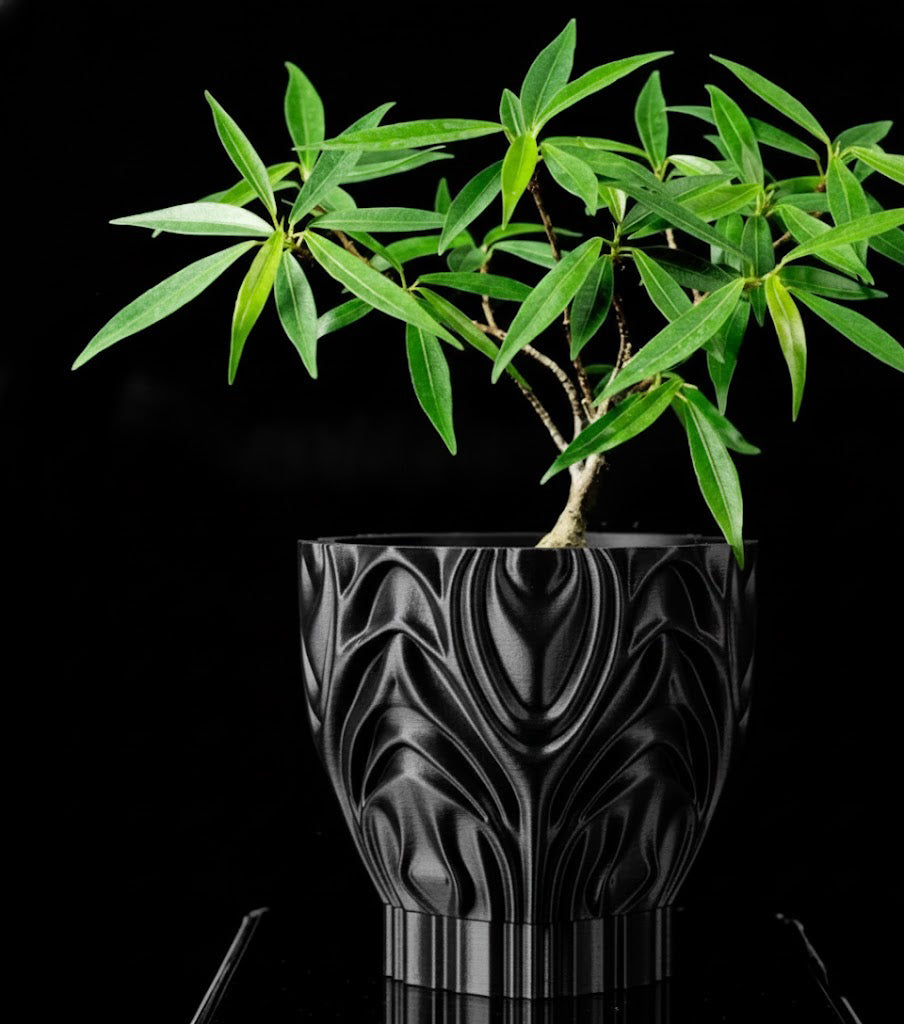 Corru Pflanztopf – Skulpturales 3D-Design für stilvolle Pflanzeninszenierung