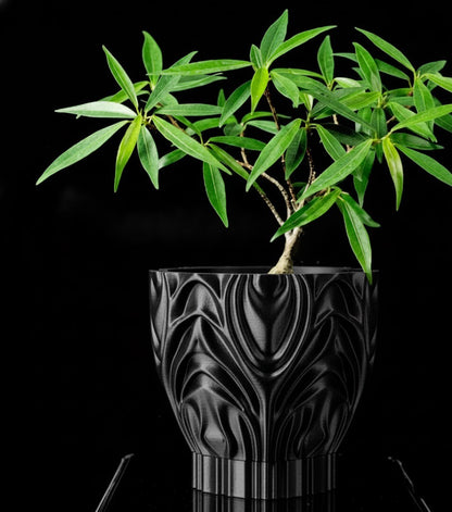 Corru Pflanztopf – Skulpturales 3D-Design für stilvolle Pflanzeninszenierung