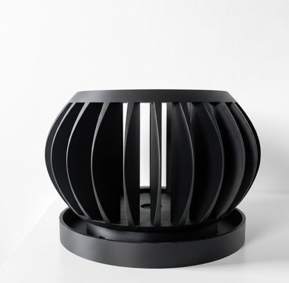 Rene Pflanztopf – Offener 3D-Orchideentopf mit integriertem Belüftungssystem und Abtropfschale