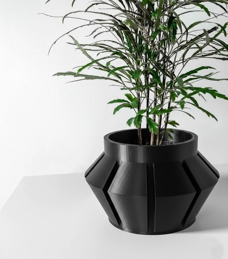 Erno 3D Pflanztopf – Geometrische Klarheit in innovativer Form