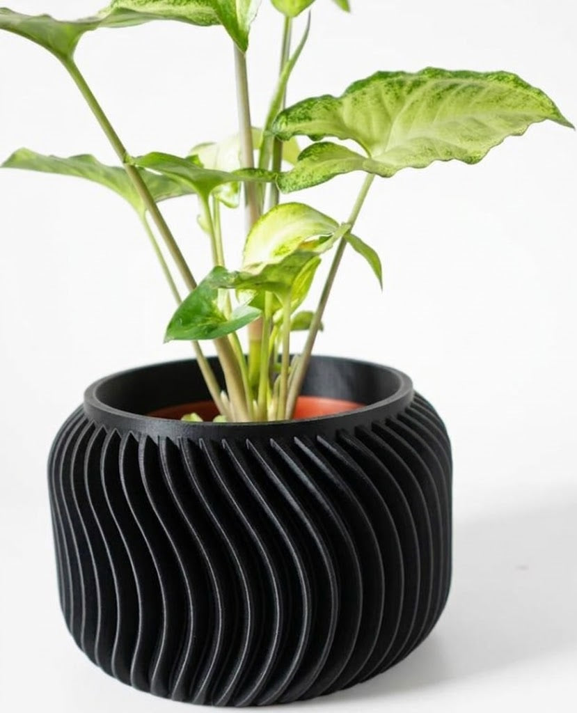 Vilex Pflanztopf – 3D-Design mit dynamischer Wellenstruktur