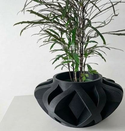 Sono 3D Pflanztopf – Kunstvolle Präzision trifft florales Design