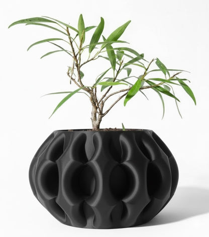 Der Xiomu – Skulpturaler 3D-Pflanztopf mit futuristischer Tiefenstruktur