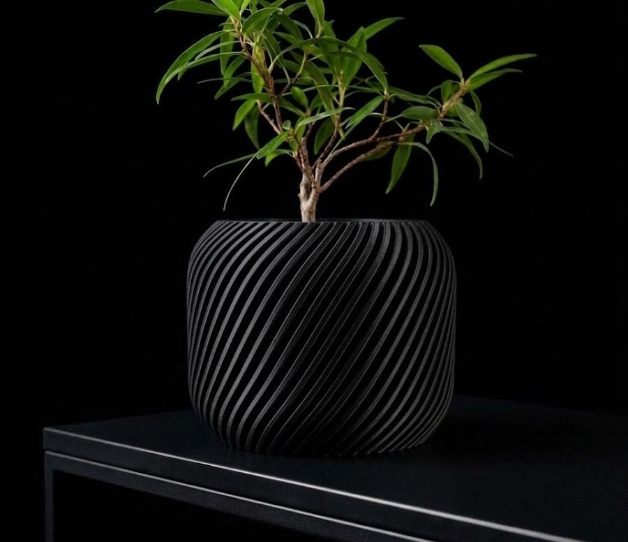 Schräger Pflanztopf – 3D-Design trifft auf Perspektivwechsel