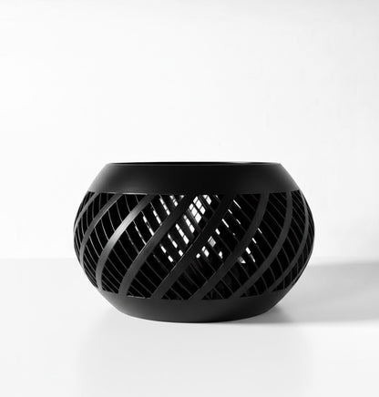 Elvik 3D Orchideen-Pflanztopf – Spiraldynamik für stilvolles Pflanzenwachstum