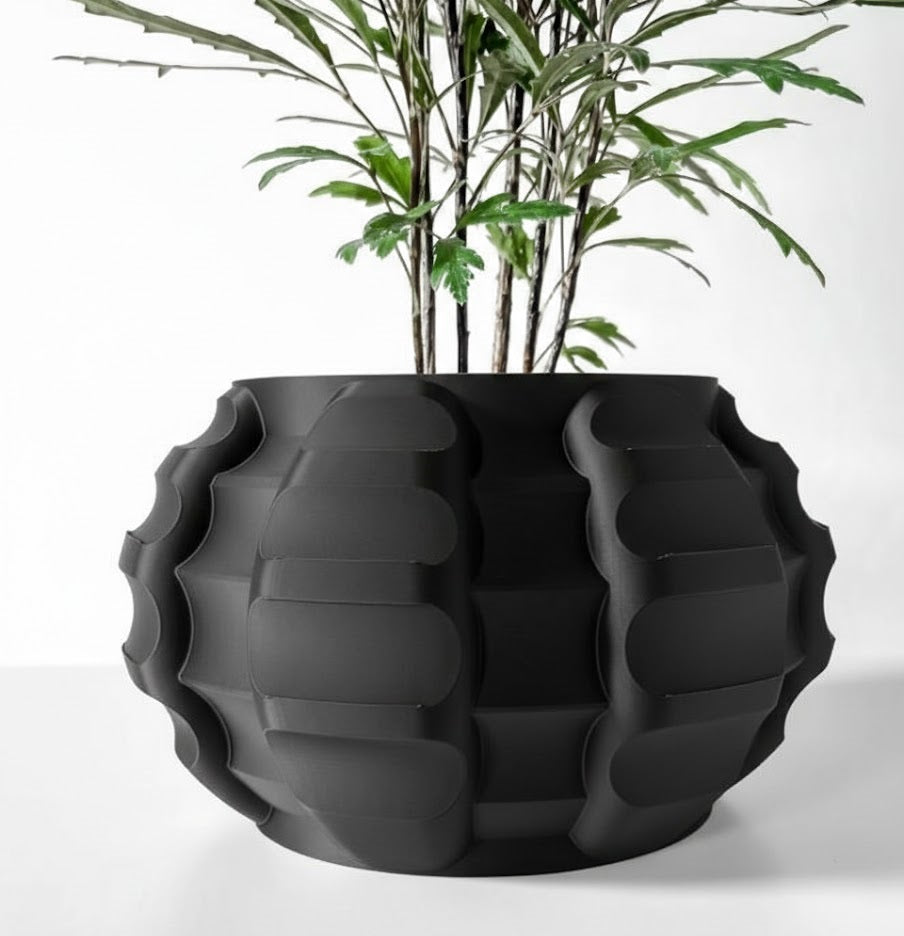 Jute 3D Pflanztopf – Organische Struktur trifft digitale Präzision