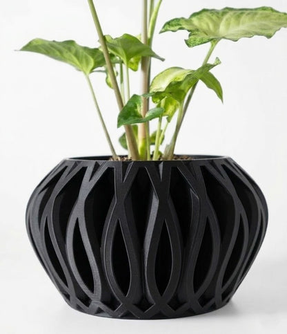 Serik Pflanztopf – Geschlossenes 3D-Kunstwerk für stilvolle Begrünung