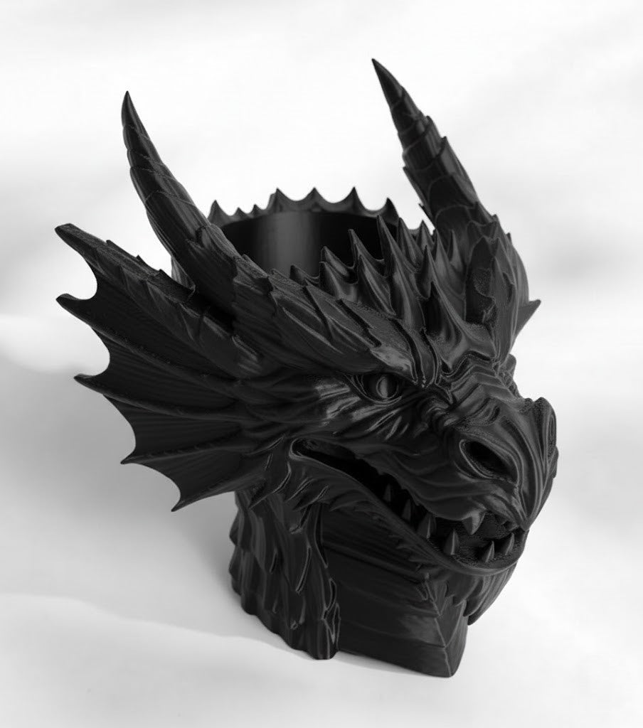 Drachen Pflanztopf – Mystik trifft modernes 3D-Design
