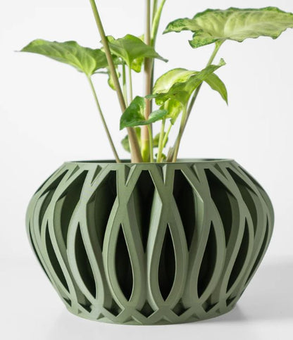 Serik Pflanztopf – Geschlossenes 3D-Kunstwerk für stilvolle Begrünung
