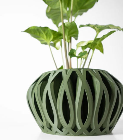 Serik Pflanztopf – Geschlossenes 3D-Kunstwerk für stilvolle Begrünung