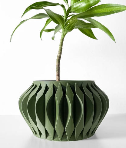 Sevi Pflanztopf – Dreidimensionale Eleganz in floraler Form
