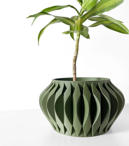 Sevi Pflanztopf – Dreidimensionale Eleganz in floraler Form